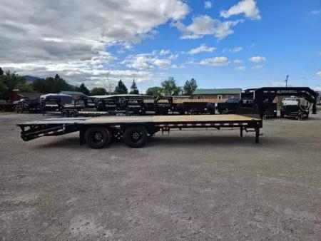 New 2027 Iron Bull 25' 26k Deckover Gooseneck Trailer