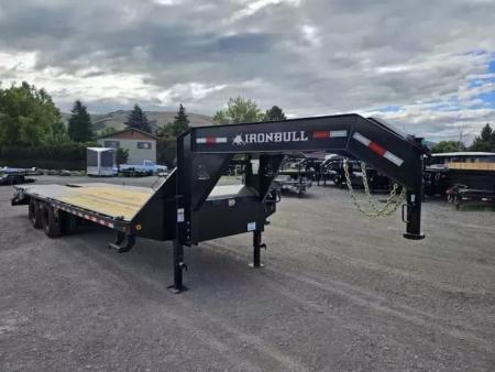 New 2027 Iron Bull 25' 26k Deckover Gooseneck Trailer