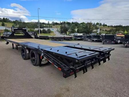 New 2027 Iron Bull 25' 26k Deckover Gooseneck Trailer