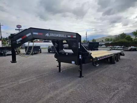 New 2027 Iron Bull 25' 26k Deckover Gooseneck Trailer