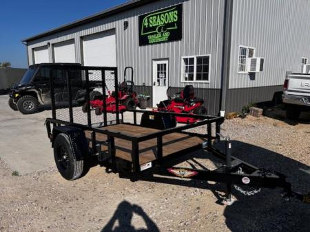 New 2027 H&H Trailers 5'X8' Rail Side 2990k gvwr Utility Trailer