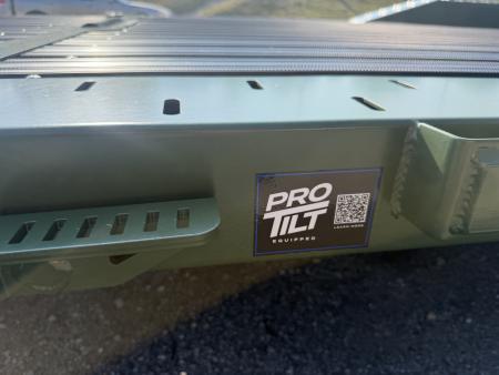 New 2027 Diamond C HXD210 Tilt Trailer PRO TILT , 12K POP UP WINCH ,POWER JACK AND BLACK ALUMATRAX FLOOR
