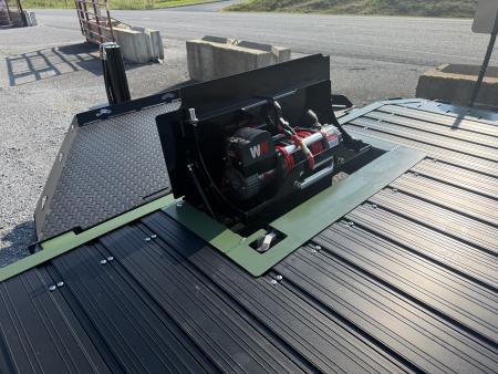 New 2027 Diamond C HXD210 Tilt Trailer PRO TILT , 12K POP UP WINCH ,POWER JACK AND BLACK ALUMATRAX FLOOR