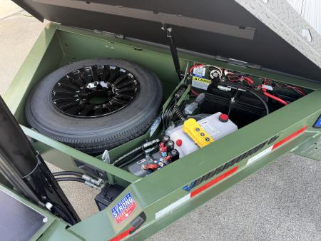 New 2027 Diamond C HDT 208 Tilt Trailer PRO TILT *BLACK IDONIZED ALUMATRAX, HYDRO JACK, 12K POP UP WINCH