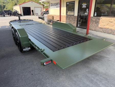 New 2027 Diamond C HDT 208 Tilt Trailer PRO TILT *BLACK IDONIZED ALUMATRAX, HYDRO JACK, 12K POP UP WINCH