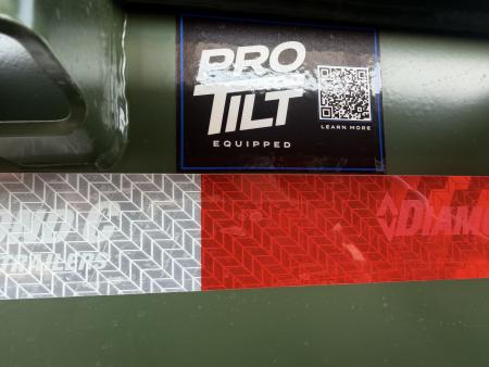 New 2027 Diamond C HDT 208 Tilt Trailer PRO TILT *BLACK IDONIZED ALUMATRAX, HYDRO JACK, 12K POP UP WINCH