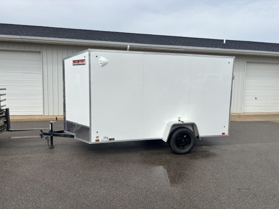 New 2027 Discovery Trailers 6x12 Enclosed Trailer Ramp Door