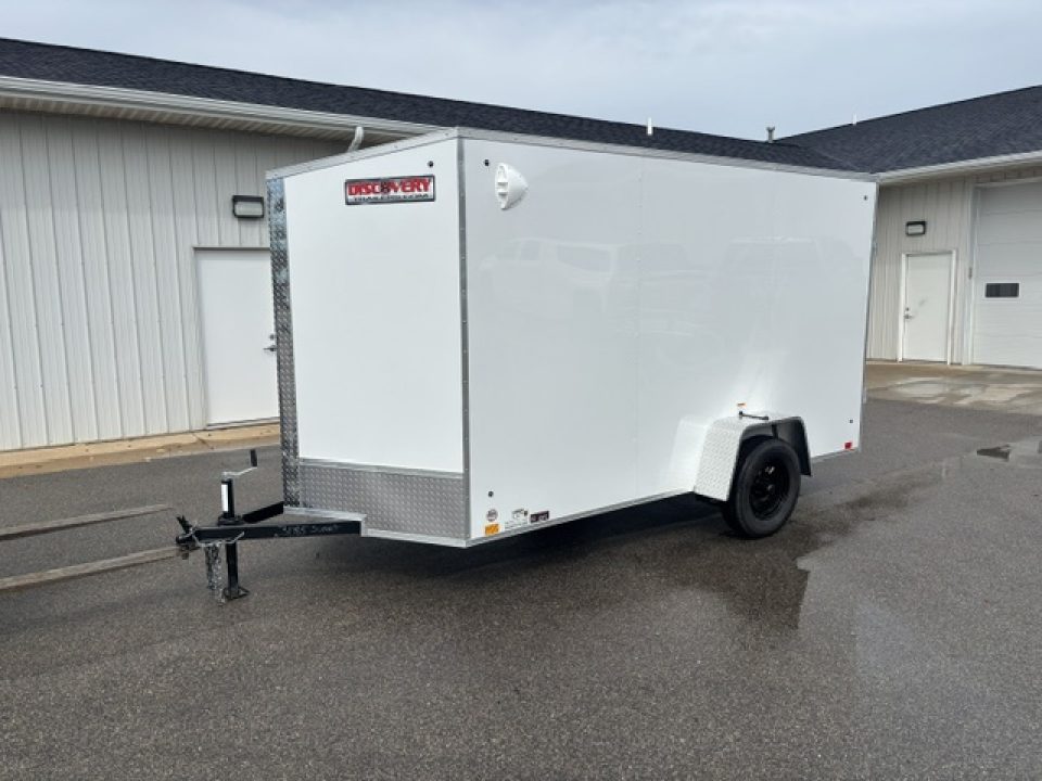 New 2027 Discovery Trailers 6x12 Enclosed Trailer Ramp Door