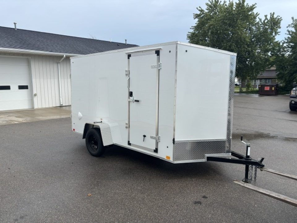 New 2027 Discovery Trailers 6x12 Enclosed Trailer Ramp Door