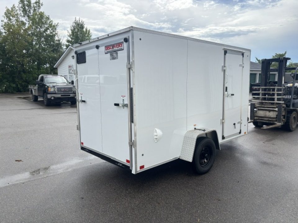 New 2027 Discovery Trailers 6x12 Enclosed Trailer Ramp Door