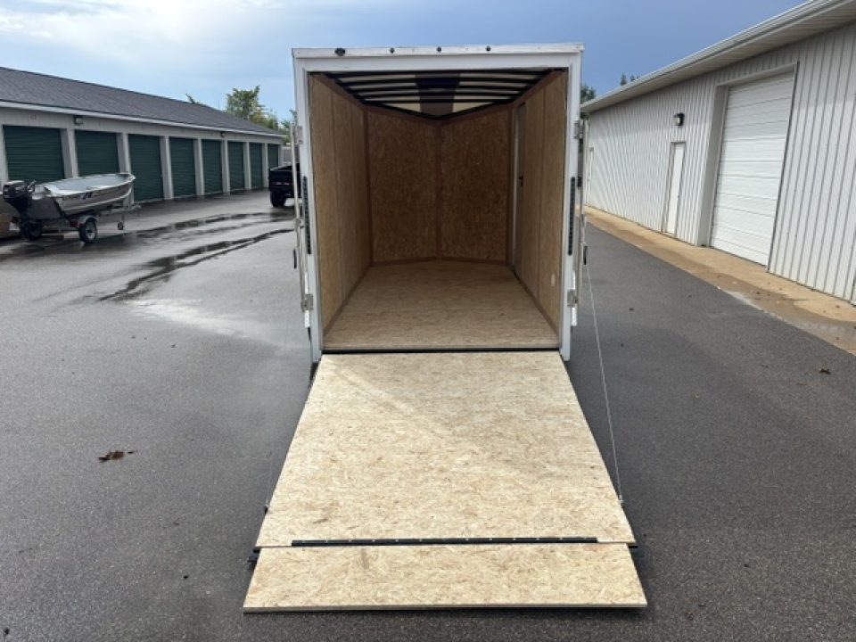 New 2027 Discovery Trailers 6x12 Enclosed Trailer Ramp Door