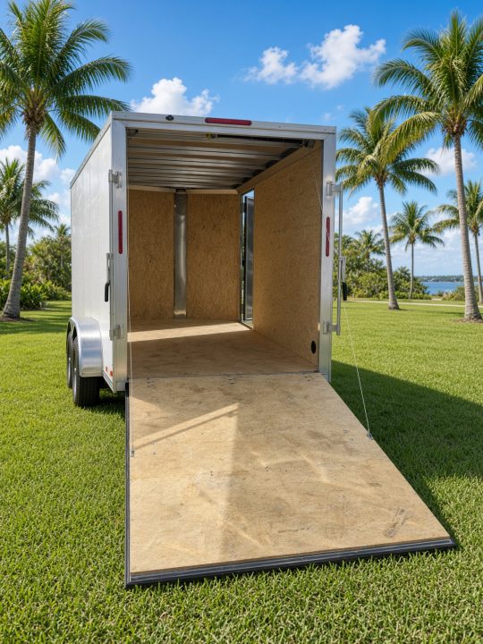 New 2026 Mission 6x12 All-Aluminum Enclosed Trailer | Rear Ramp | 4-Year Warranty Cargo / Enclosed Trailer
