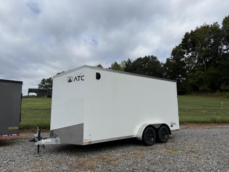 New 2027 ATC 7X16 TA2 AL WHEELS Cargo / Enclosed Trailer