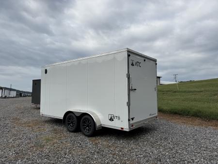 New 2027 ATC 7X16 TA2 AL WHEELS Cargo / Enclosed Trailer
