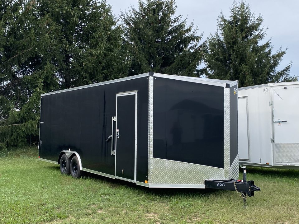 New 2026 Stealth Trailers 8.5X24 BLACK Cargo / Enclosed Trailer