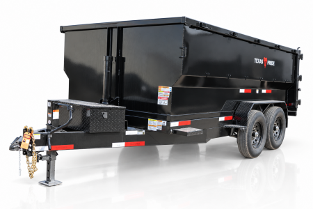 New 2026 Texas Pride Trailers 7x14x4 Bumper Pull Dump Trailer