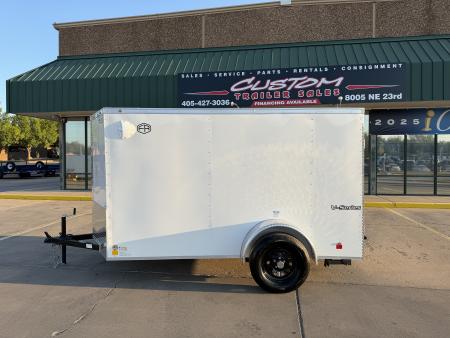 New #056883 2027 FOREST RIVER SA 5 X 10 SINGLE AXLE 3K ENCLOSED W/ REAR RAMP DOOR