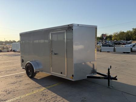 New #098146 2027 FOREST RIVER SA 6 X 12 SINGLE AXLE 3K ENCLOSED W/ REAR RAMP DOOR
