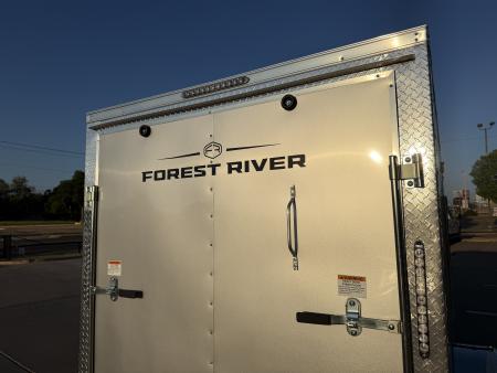 New #098146 2027 FOREST RIVER SA 6 X 12 SINGLE AXLE 3K ENCLOSED W/ REAR RAMP DOOR