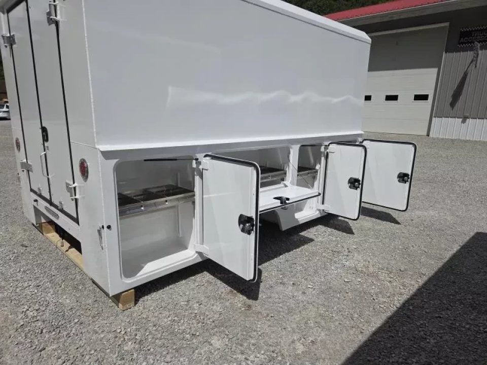 New 2027 DuraMag S-Series Aluminum Canopy Service Body 84"ca Cab and Chassis DRW Service Bodies