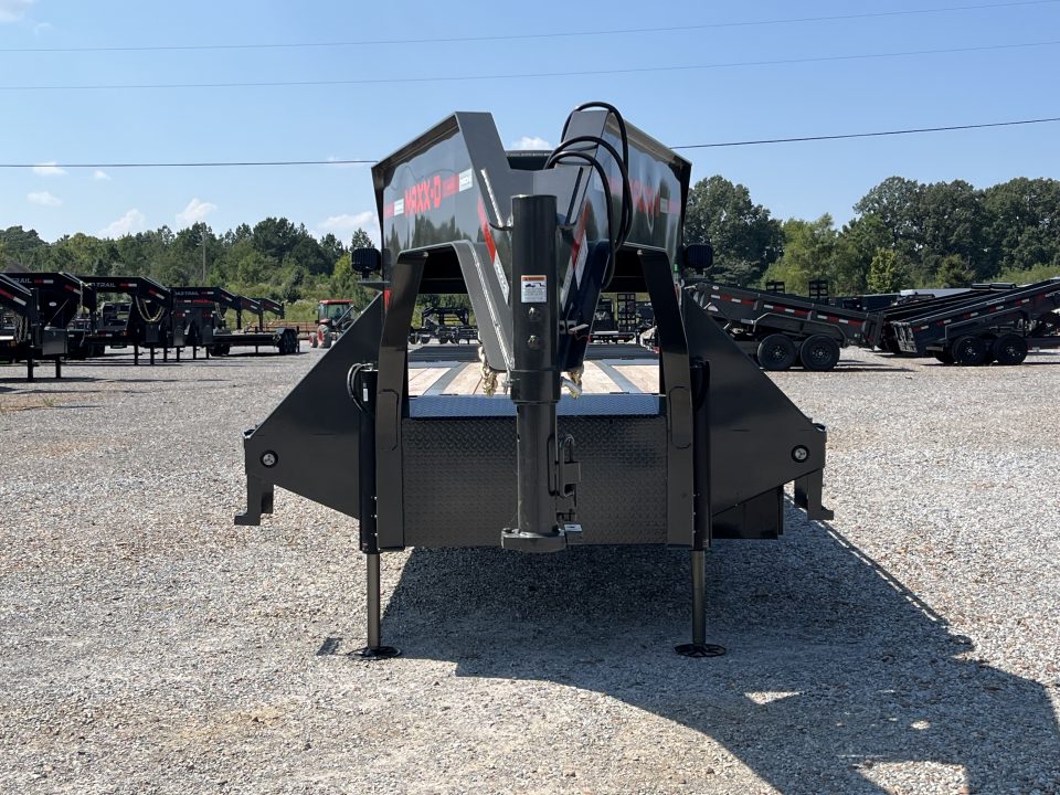 New 2027 MAXXD Hydraulic Dovetail Gooseneck Trailer | 34' x 102' 30K GVWR