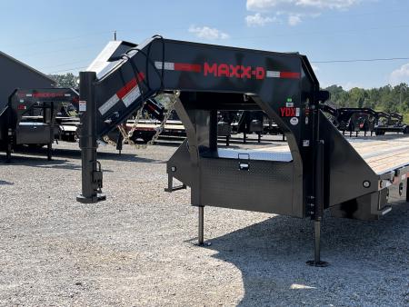 New 2027 MAXXD Hydraulic Dovetail Gooseneck Trailer | 34' x 102' 30K GVWR