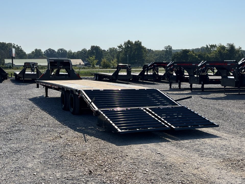 New 2027 MAXXD Gooseneck Flatbed Trailer | 102" x 32' 25.9K GVWR