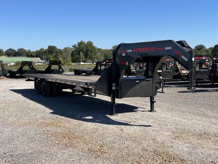 New 2027 MAXXD Hydraulic Dovetail Gooseneck Trailer | 34' x 102' 25.9K GVWR