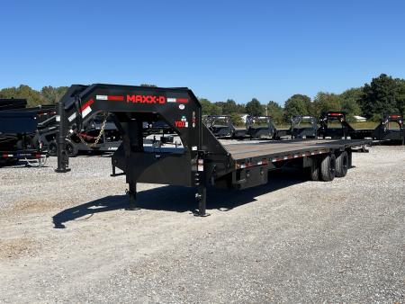 New 2027 MAXXD Hydraulic Dovetail Gooseneck Trailer | 34' x 102' 25.9K GVWR