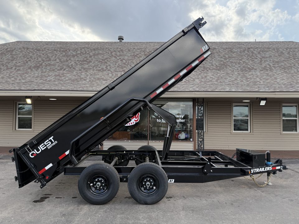 New PJ 83"x14' 14K Dump w/ 24" Sides - D7