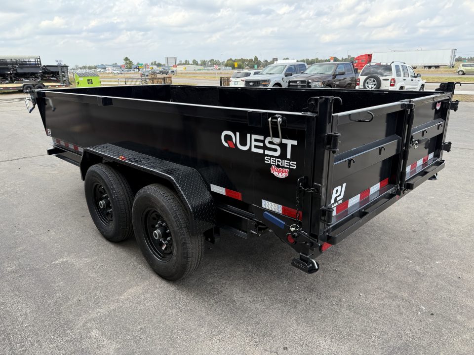 New PJ 83"x14' 14K Dump w/ 24" Sides - D7