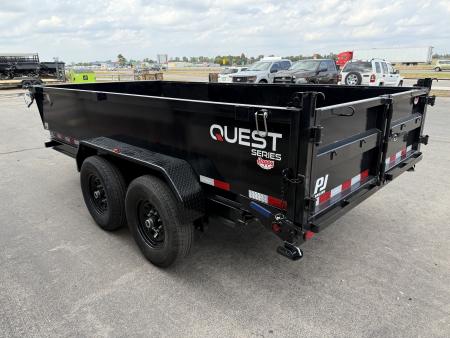 New PJ 83"x14' 14K Dump w/ 24" Sides - D7