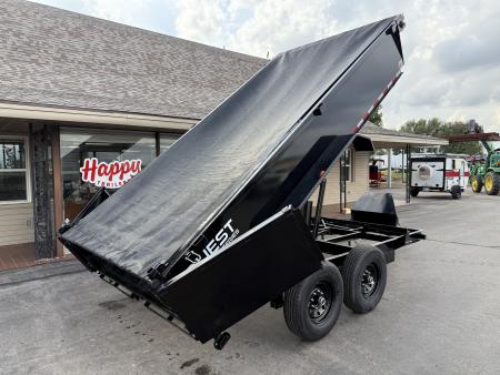 New PJ 83"x14' 14K Dump w/ 24" Sides - D7