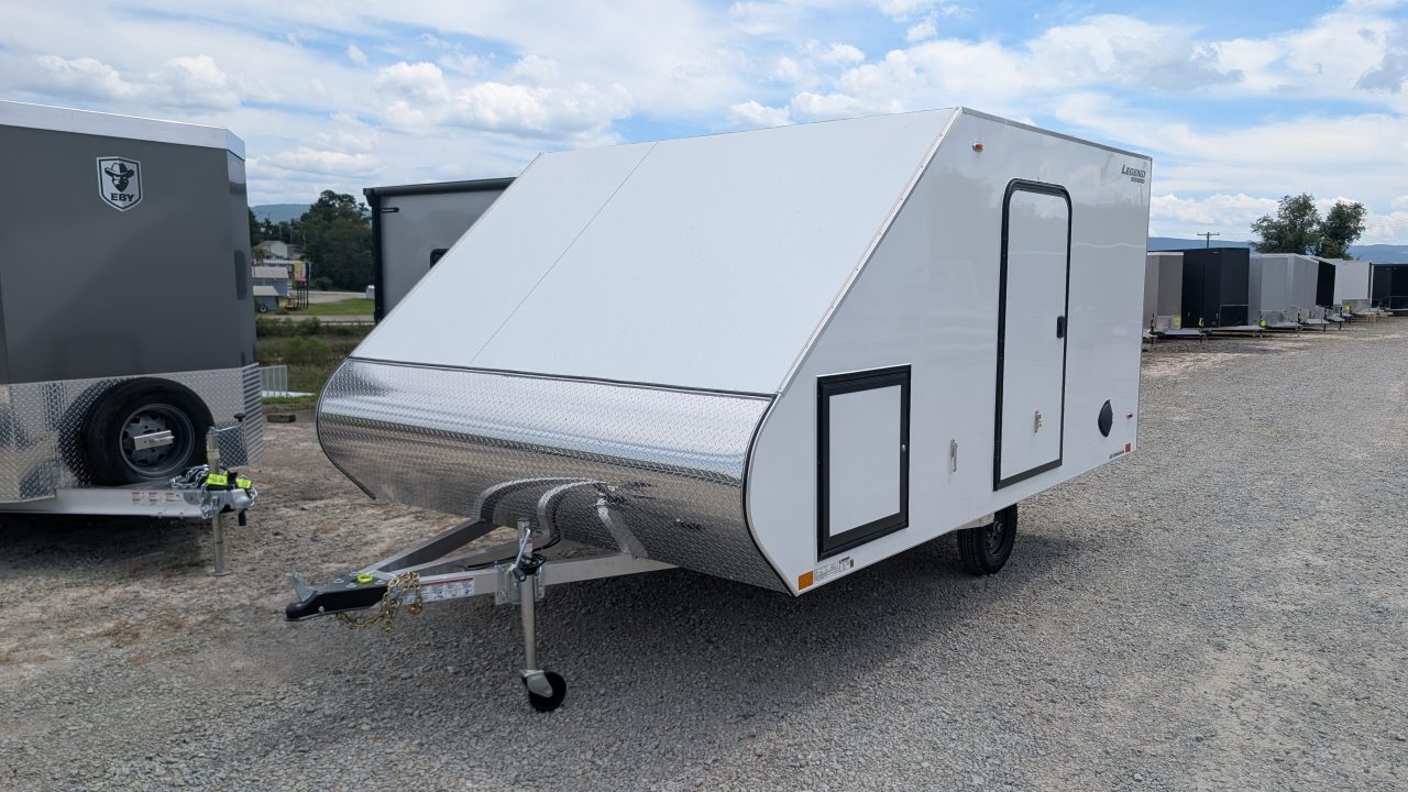 New 2027 Legend 8.5 x 13 Sport Light ALUMINUM Snowmobile/Cargo Trailer