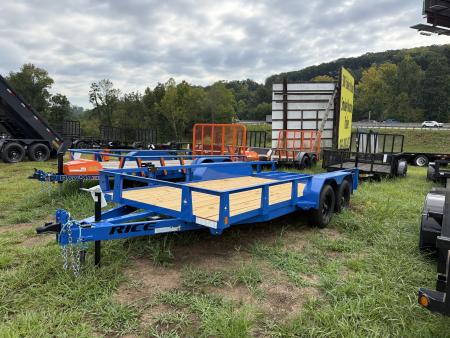 New 2026 Rice Trailers 7K 6.4X16 UTILITY Utility Trailer