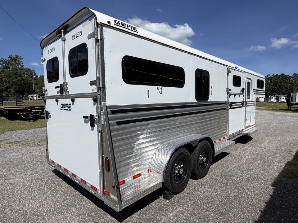New 2027 Gore Trailers GN 2+1 w/DR and Side Ramp Horse Trailer