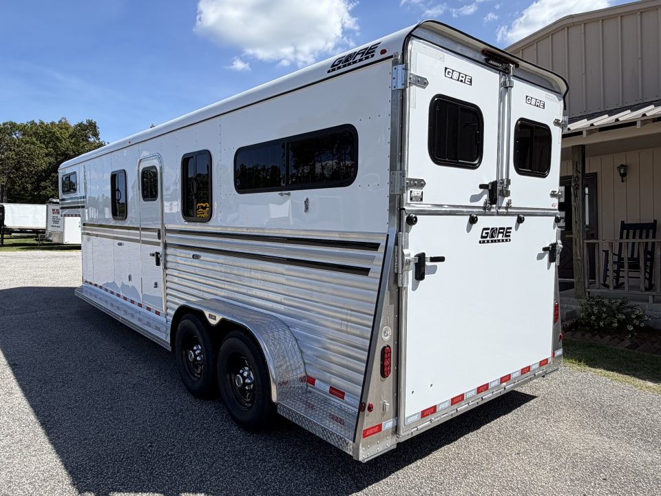 New 2027 Gore Trailers GN 2+1 w/DR and Side Ramp Horse Trailer