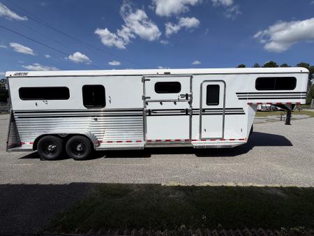 New 2027 Gore Trailers GN 2+1 w/DR and Side Ramp Horse Trailer