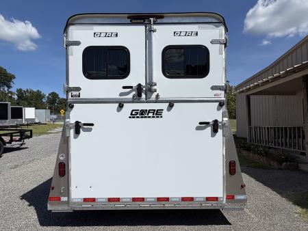 New 2027 Gore Trailers GN 2+1 w/DR and Side Ramp Horse Trailer