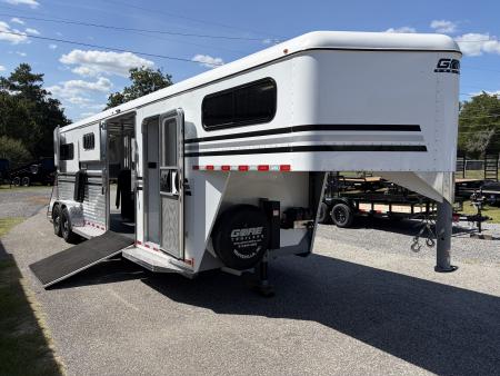 New 2027 Gore Trailers GN 2+1 w/DR and Side Ramp Horse Trailer
