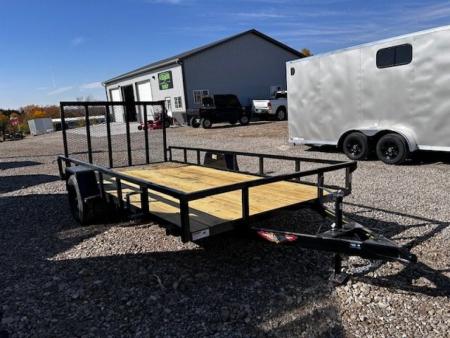 New 2027 H&H Trailers 82 X14' Rail Side Utility 2990k gvwr Utility Trailer
