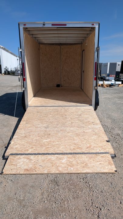 New 2027 Legend 7x12 + 2' V Thunder Aluminum Enclosed Cargo Trailer w/ Ramp Door