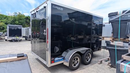 New 2027 Legend 7x12 + 2' V Thunder Aluminum Enclosed Cargo Trailer w/ Ramp Door