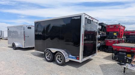 New 2027 Legend 7x12 + 2' V Thunder Aluminum Enclosed Cargo Trailer w/ Ramp Door