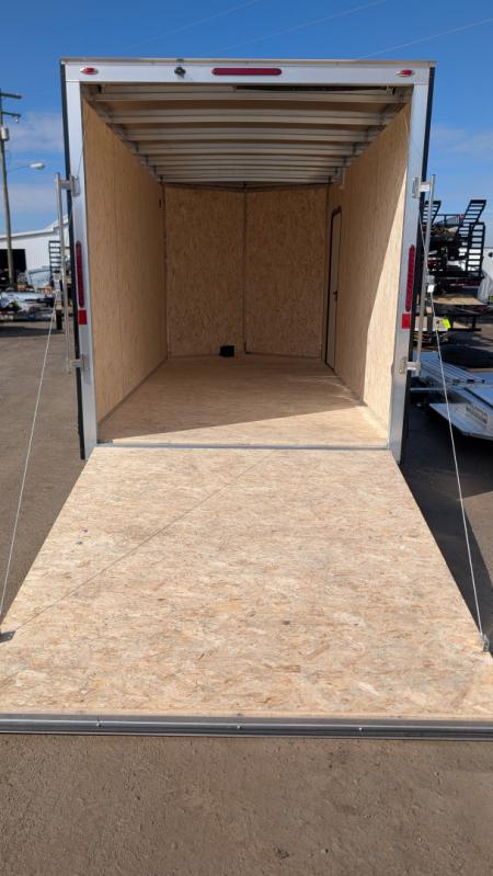 New 2027 Legend 7x14 + 2' V-Nose Aluminum Enclosed Cargo Trailer w/ Ramp Door