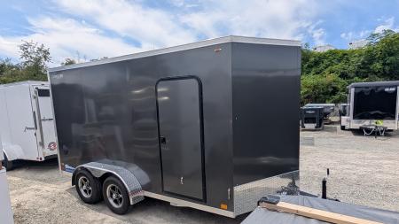 New 2027 Legend 7x14 + 2' V-Nose Aluminum Enclosed Cargo Trailer w/ Ramp Door