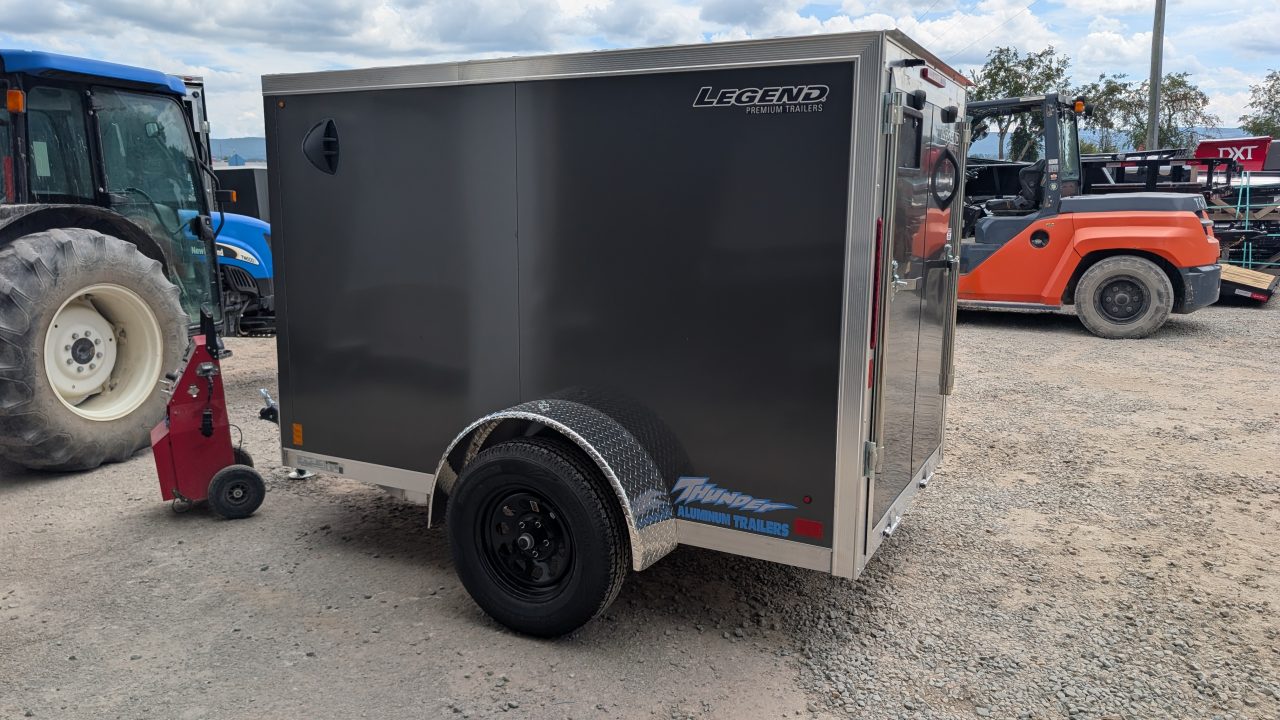 New 2027 LEGEND 5x8 + 1' V-Nose Thunder Enclosed Cargo Trailer w/ Ramp