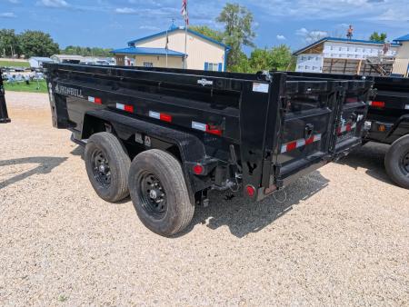 New 2027 Iron Bull 72 x 12 DTB Dump Trailer with 14,999 lb. GVWR, TH-516 Scissor Hoist, Front Mount Tarp System