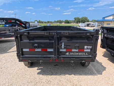 New 2027 Iron Bull 72 x 12 DTB Dump Trailer with 14,999 lb. GVWR, TH-516 Scissor Hoist, Front Mount Tarp System