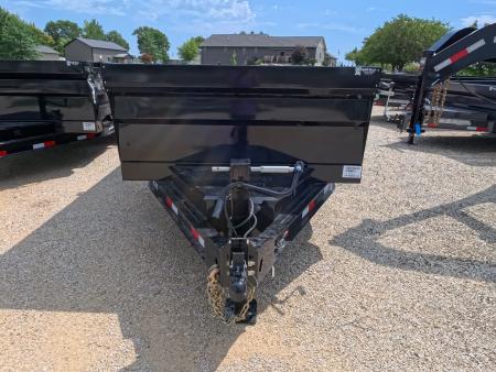 New 2027 Iron Bull 72 x 12 DTB Dump Trailer with 14,999 lb. GVWR, TH-516 Scissor Hoist, Front Mount Tarp System